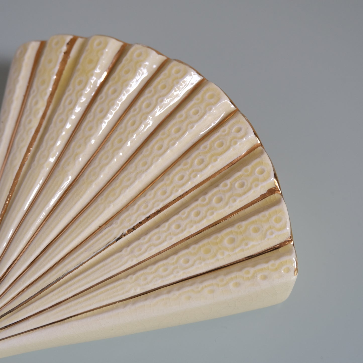 Vintage Fan Shaped Wall Pocket Vase