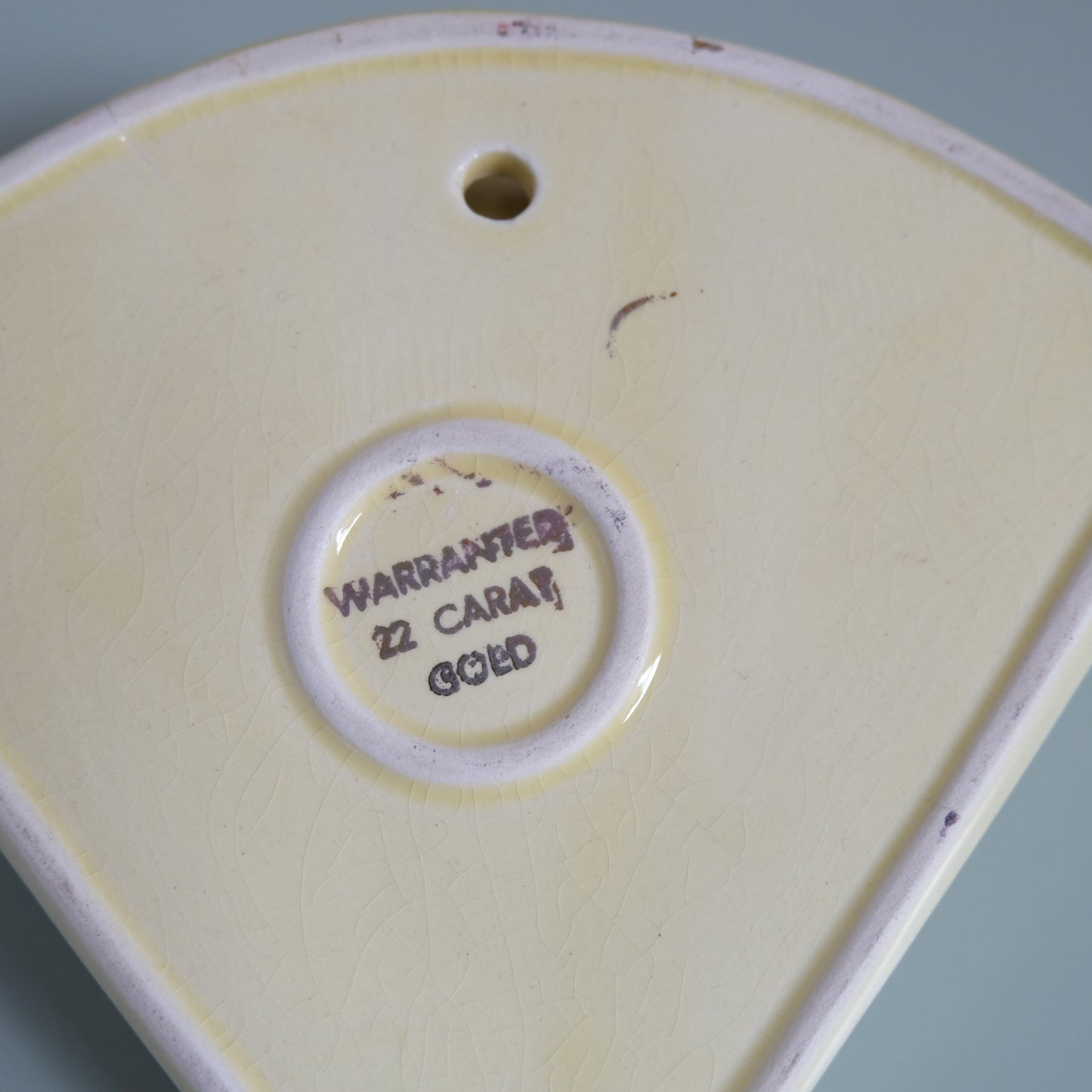 Vintage Fan Shaped Wall Pocket Vase