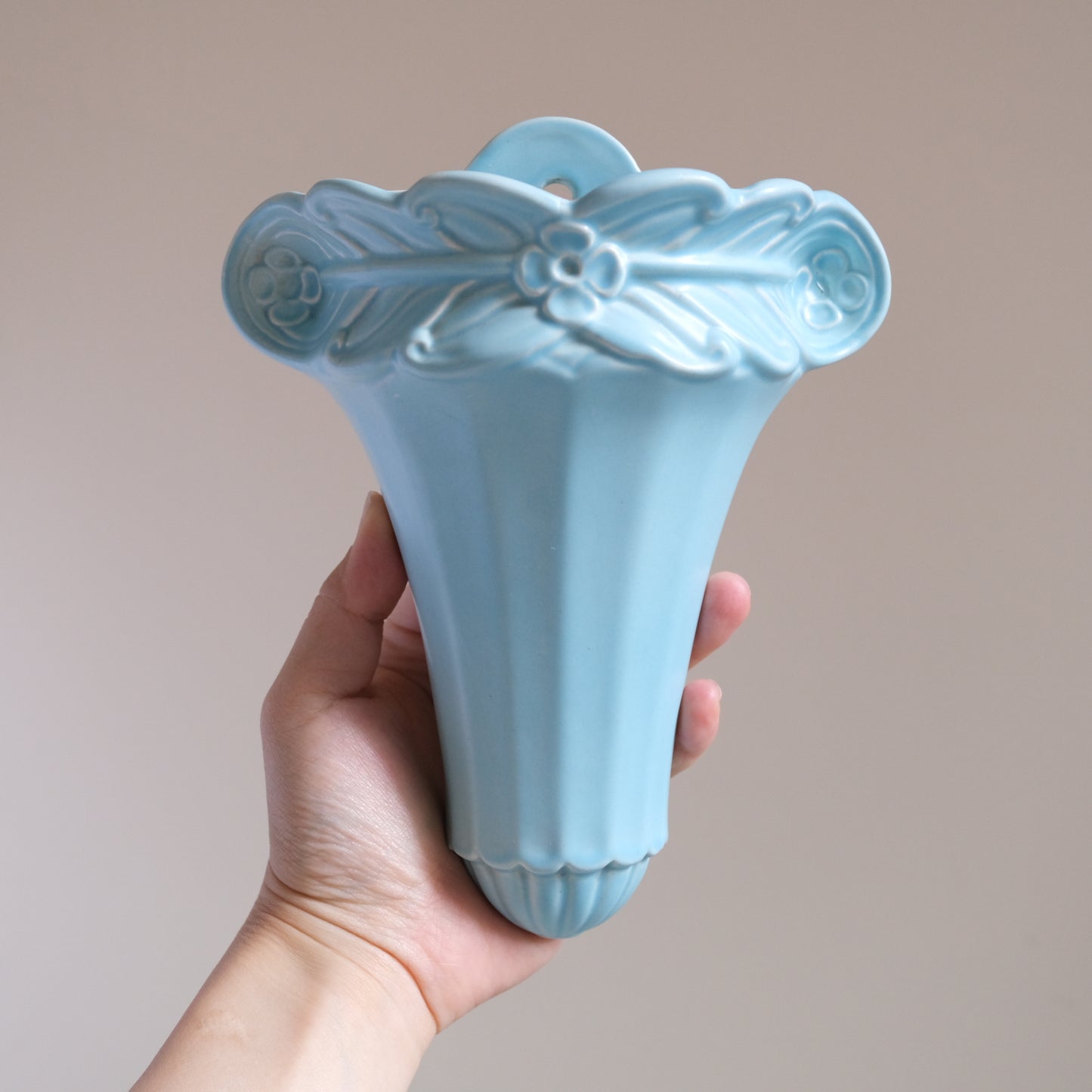 Vintage Burleigh Wall Pocket Vase