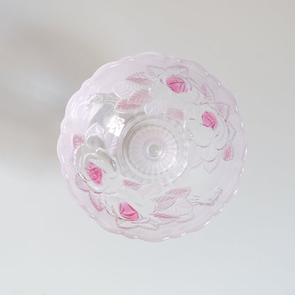 Vintage WALTHER GLAS Rose Dessert Bowl