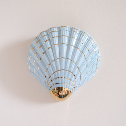 Vintage Shell Wall Pocket Vase