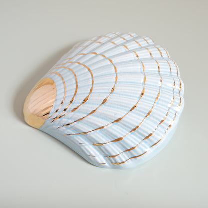 Vintage Shell Wall Pocket Vase