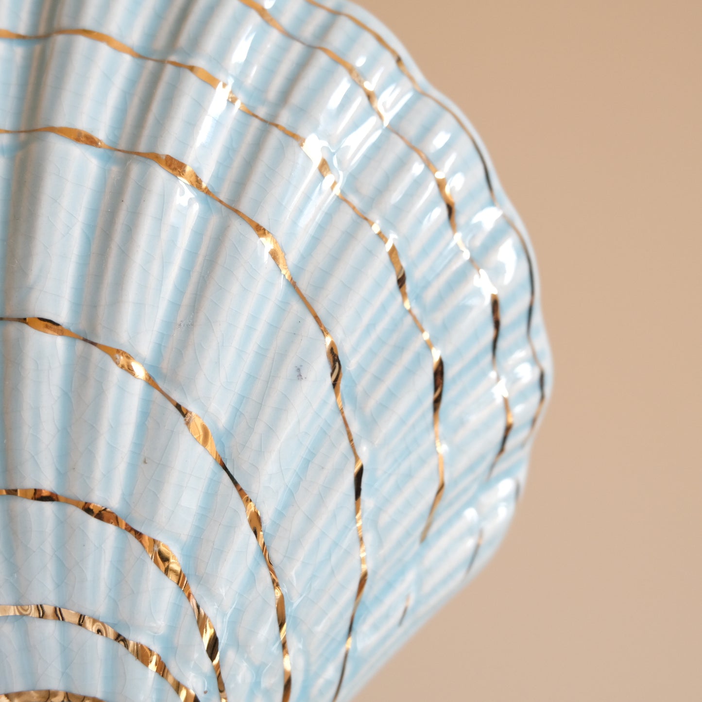Vintage Shell Wall Pocket Vase