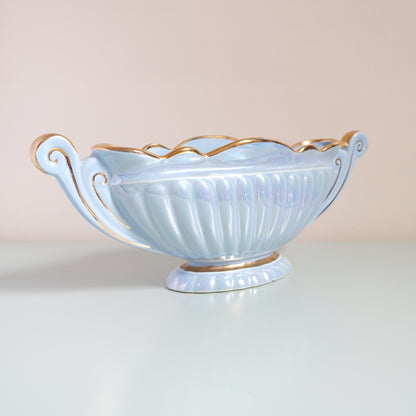 Vintage SADLER Lustreware Blue Mantle Vase