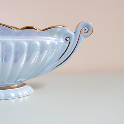 Vintage SADLER Lustreware Blue Mantle Vase