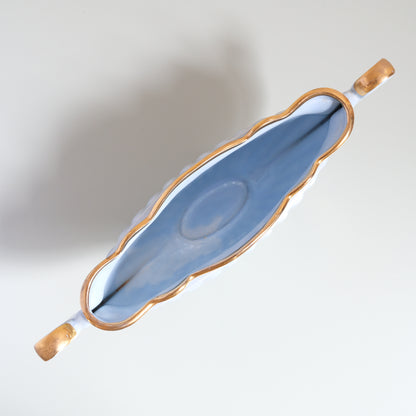 Vintage SADLER Lustreware Blue Mantle Vase