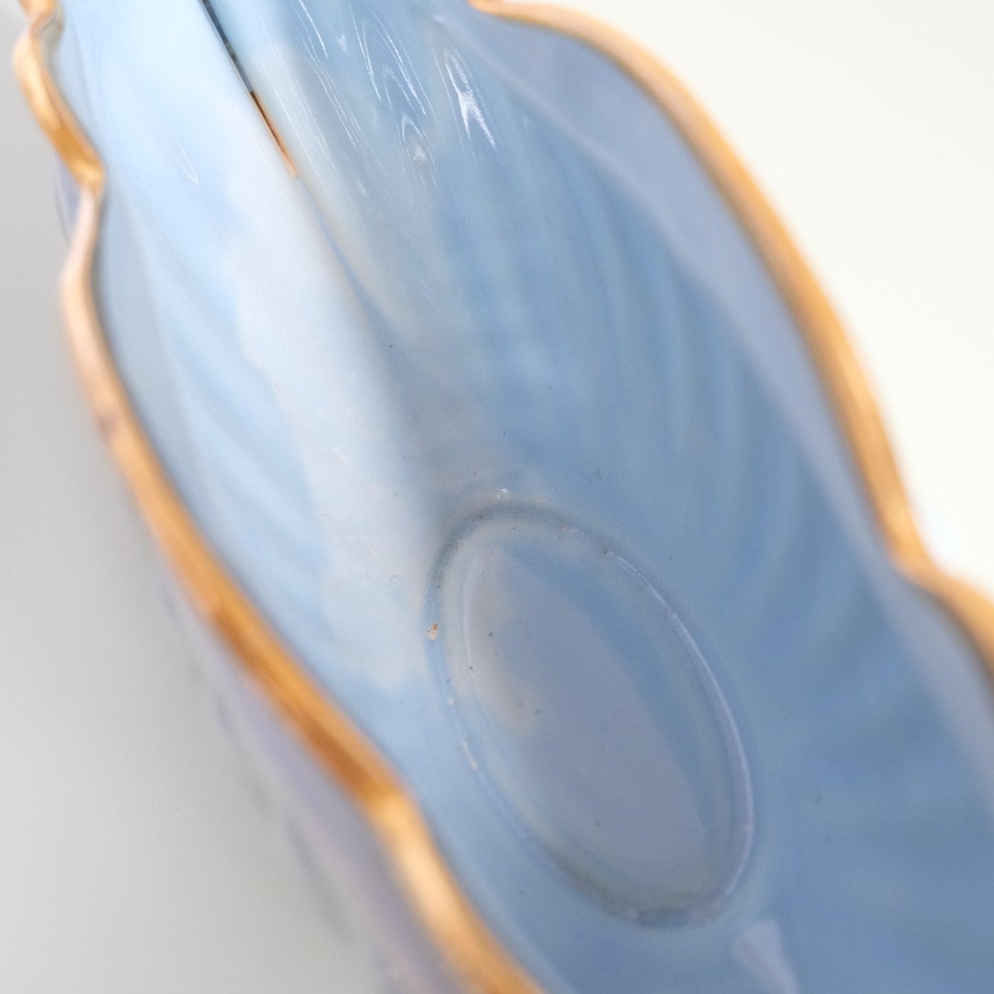 Vintage SADLER Lustreware Blue Mantle Vase