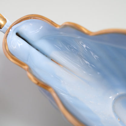 Vintage SADLER Lustreware Blue Mantle Vase