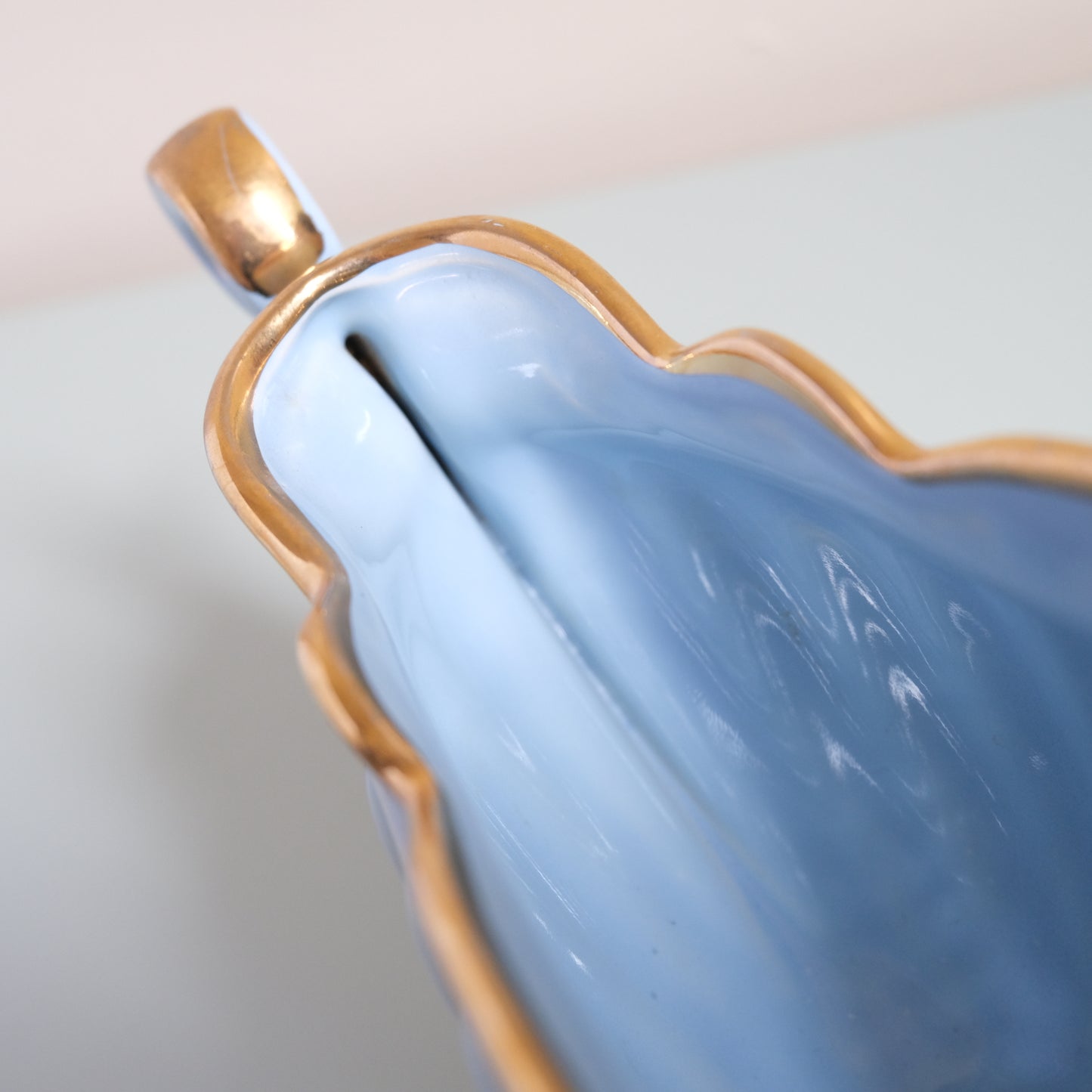 Vintage SADLER Lustreware Blue Mantle Vase