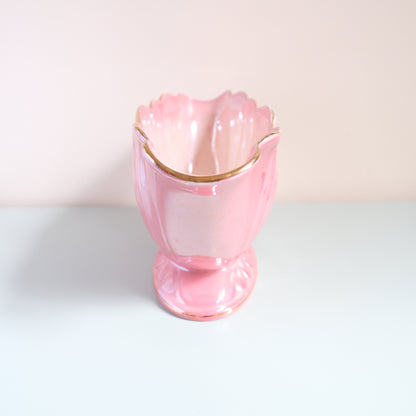 Vintage MALING Lustreware Blue Mantle Vase