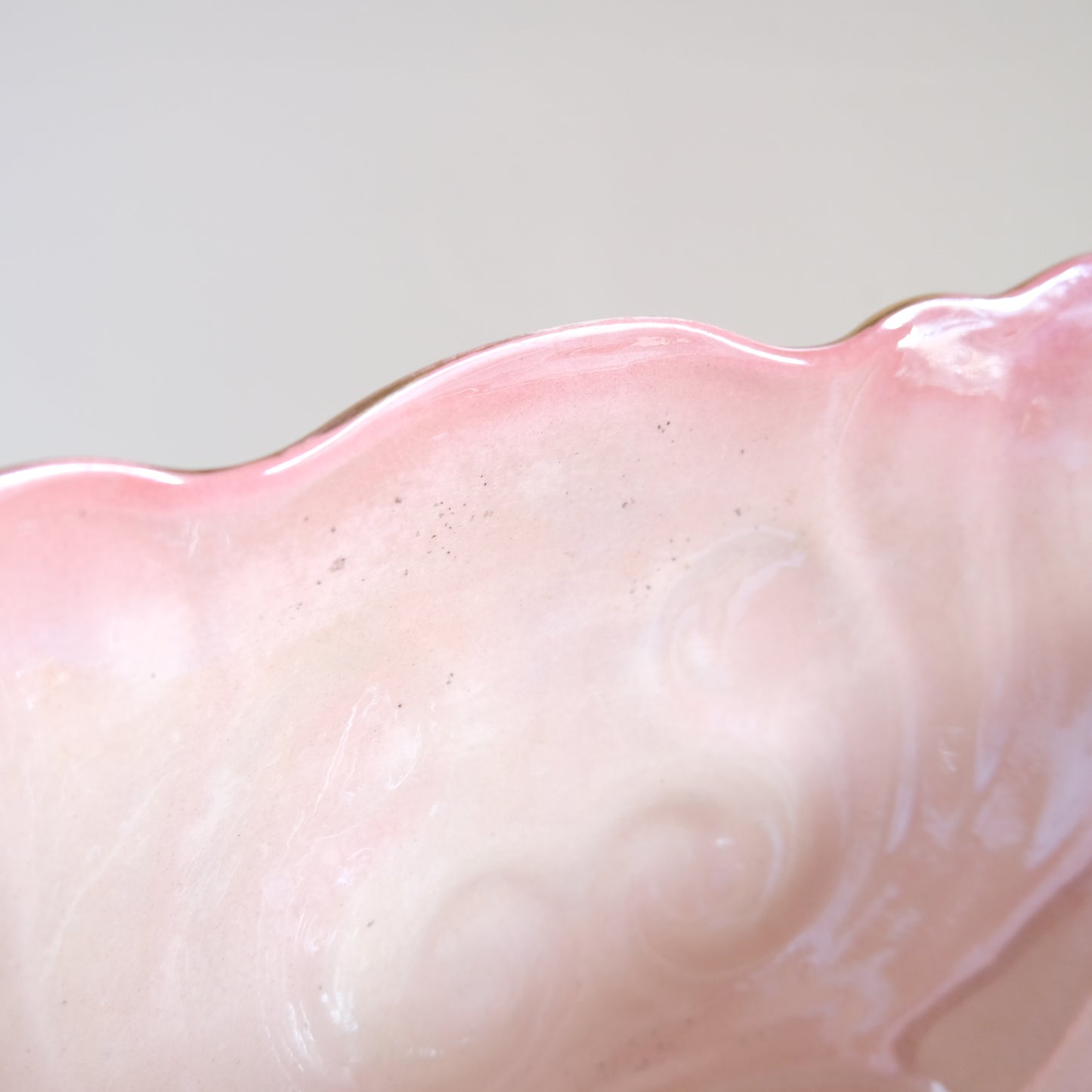 Vintage MALING Lustreware Blue Mantle Vase