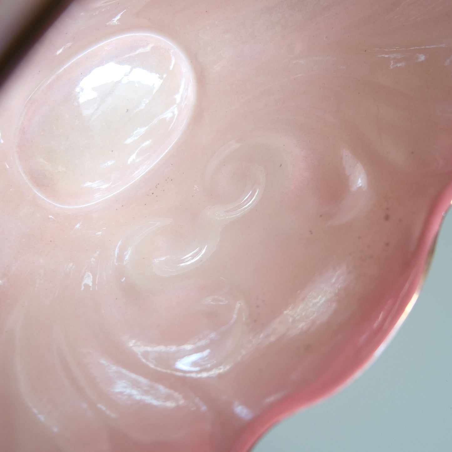 Vintage MALING Lustreware Blue Mantle Vase