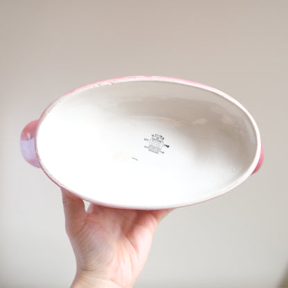 Vintage MALING Lustreware Blue Mantle Vase