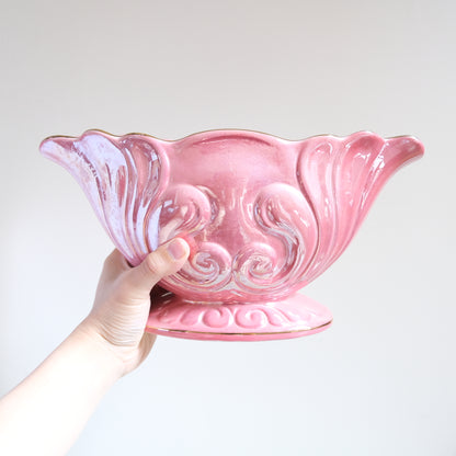 Vintage MALING Lustreware Blue Mantle Vase