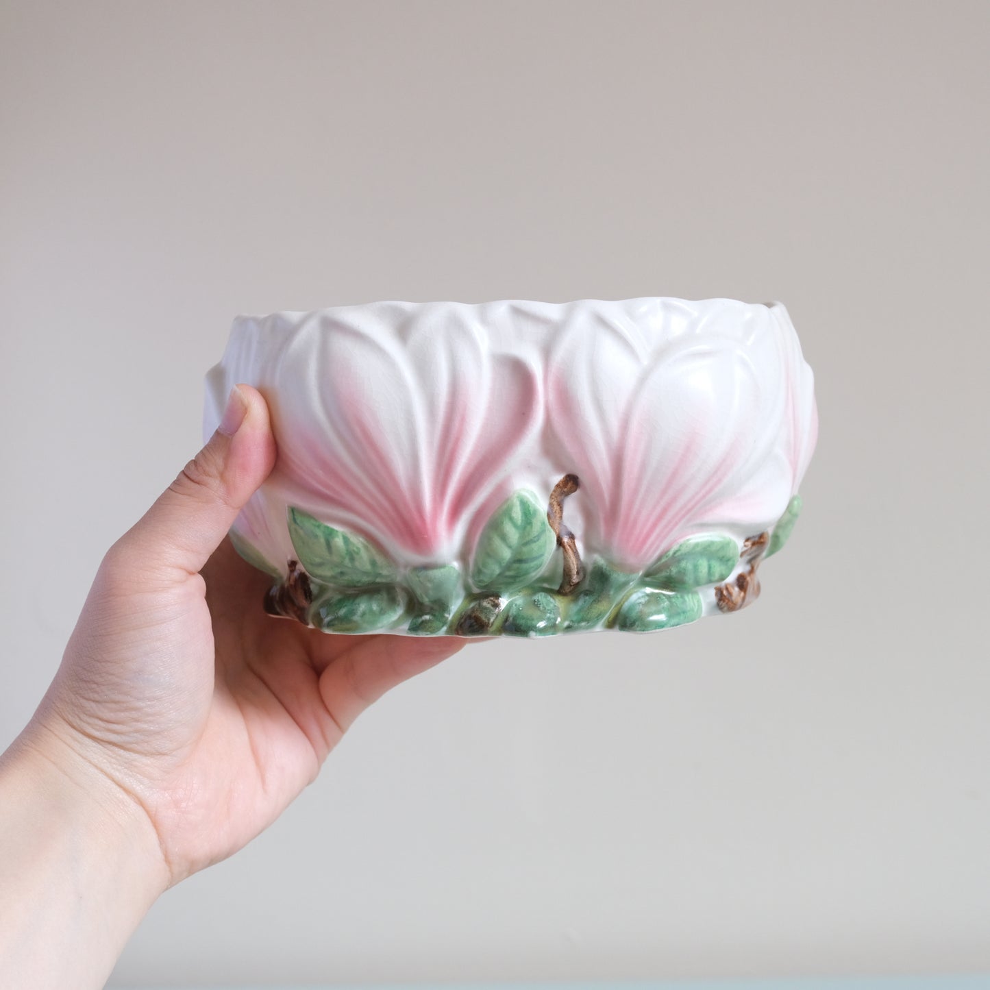 Vintage Sylvac Magnolia Planter