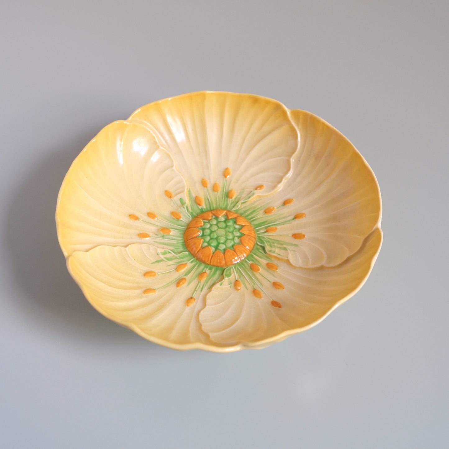 Vintage Carlton Ware Yellow Buttercup Bowl