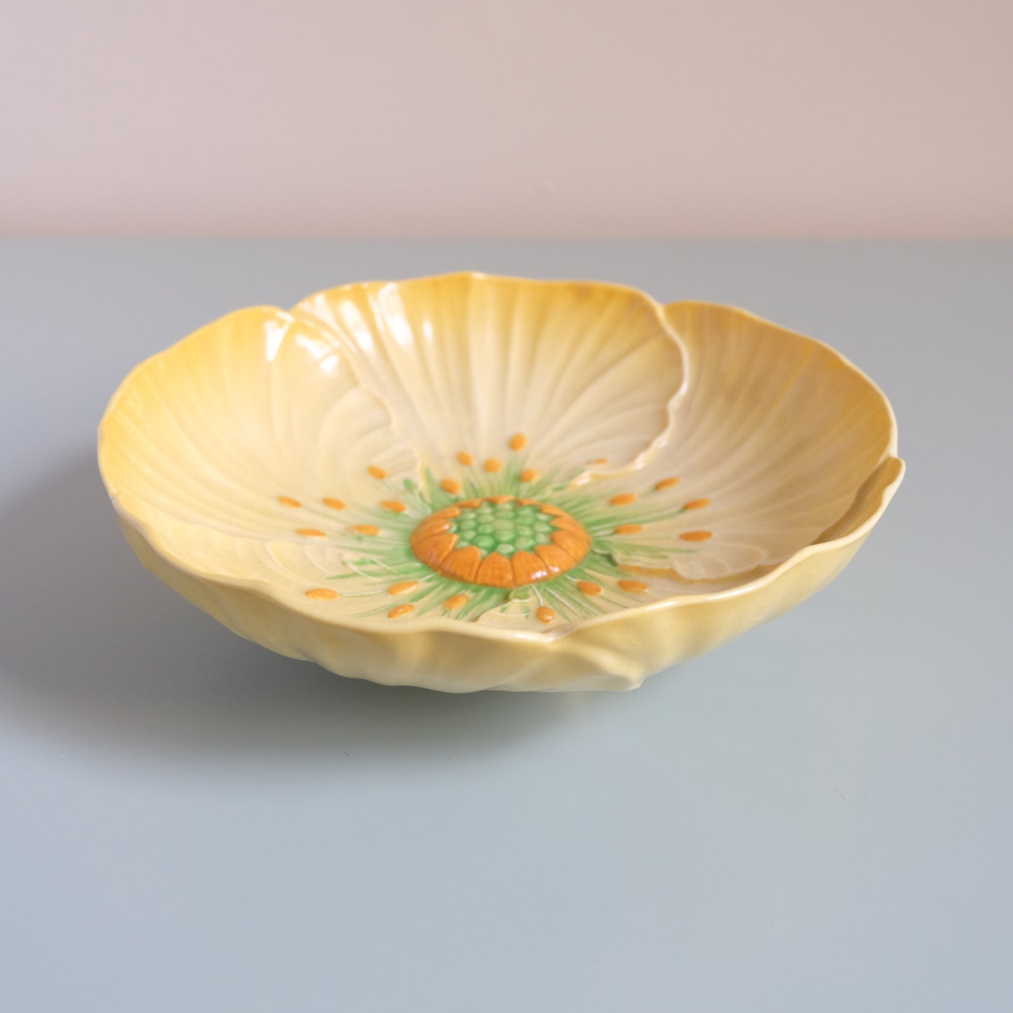 Vintage Carlton Ware Yellow Buttercup Bowl