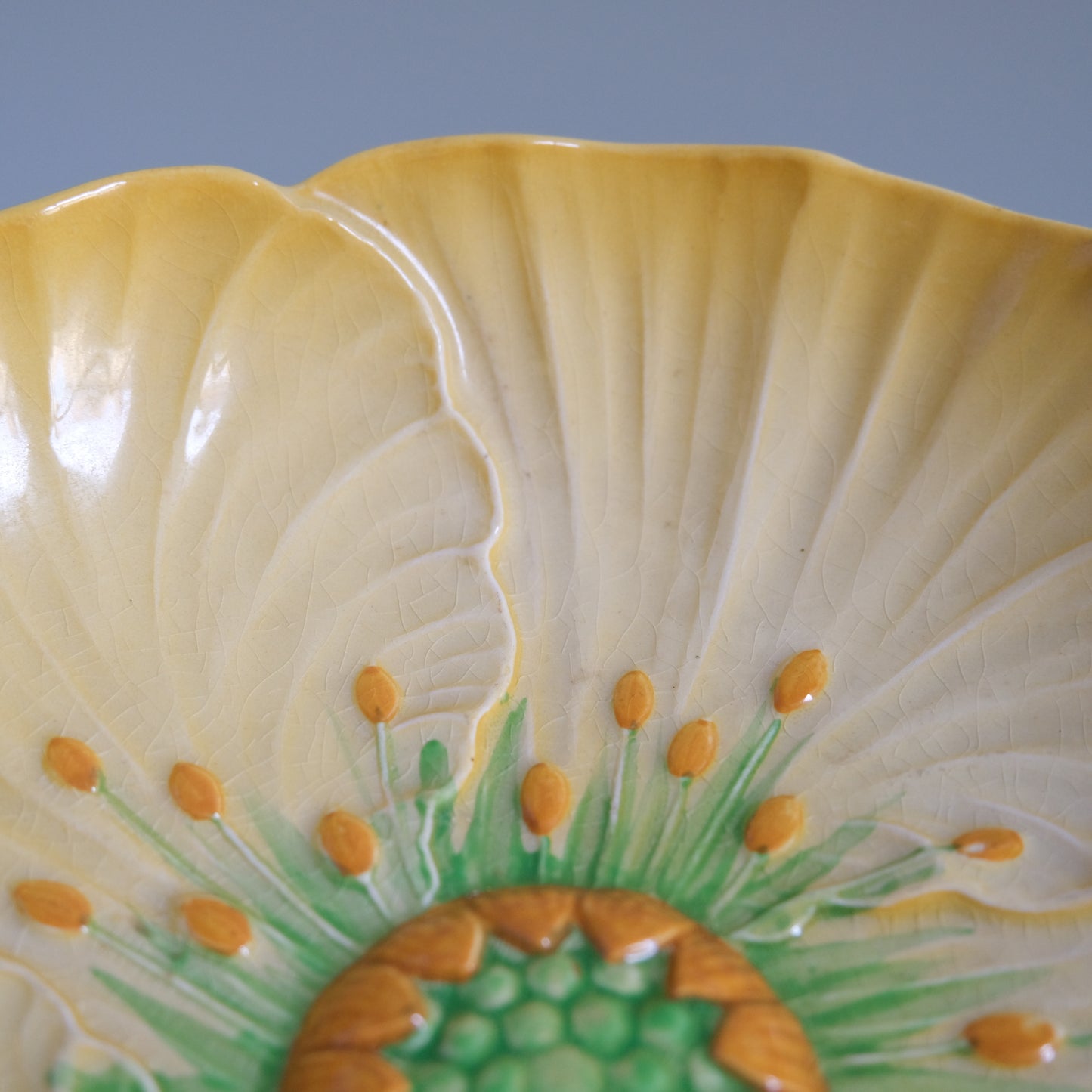 Vintage Carlton Ware Yellow Buttercup Bowl