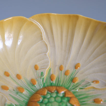 Vintage Carlton Ware Yellow Buttercup Bowl