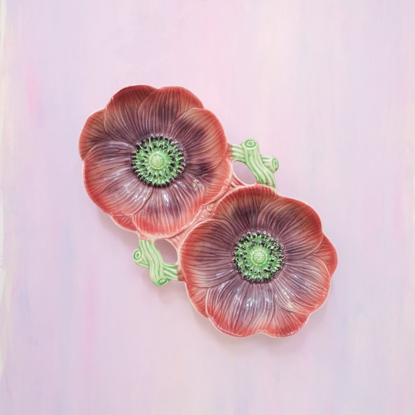 Vintage Shorter and Son Double Anemone Plate