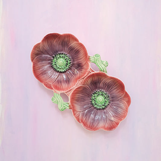 Vintage Shorter and Son Double Anemone Plate