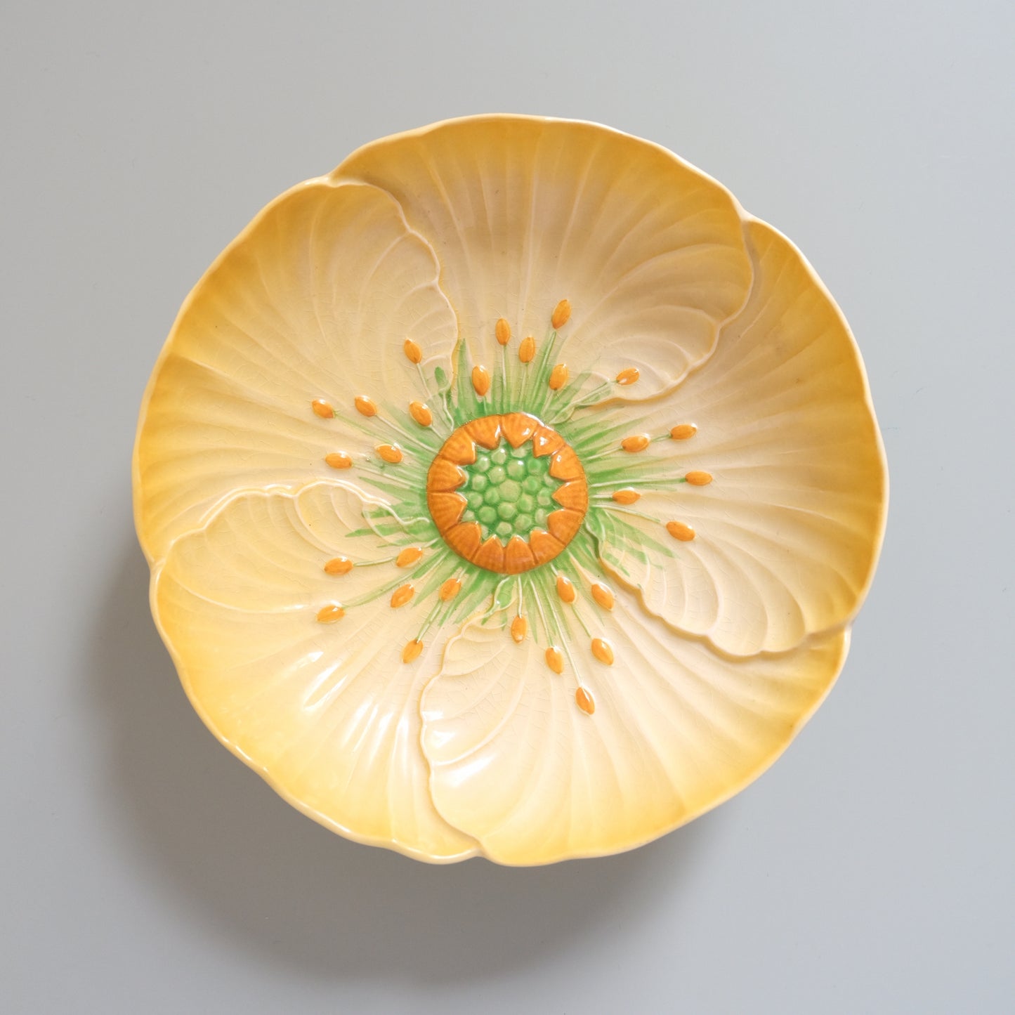 Vintage Carlton Ware Yellow Buttercup Bowl