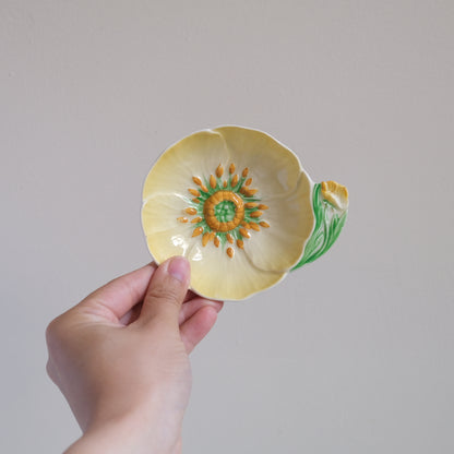 Vintage Carlton Ware Yellow Buttercup Jam Dish