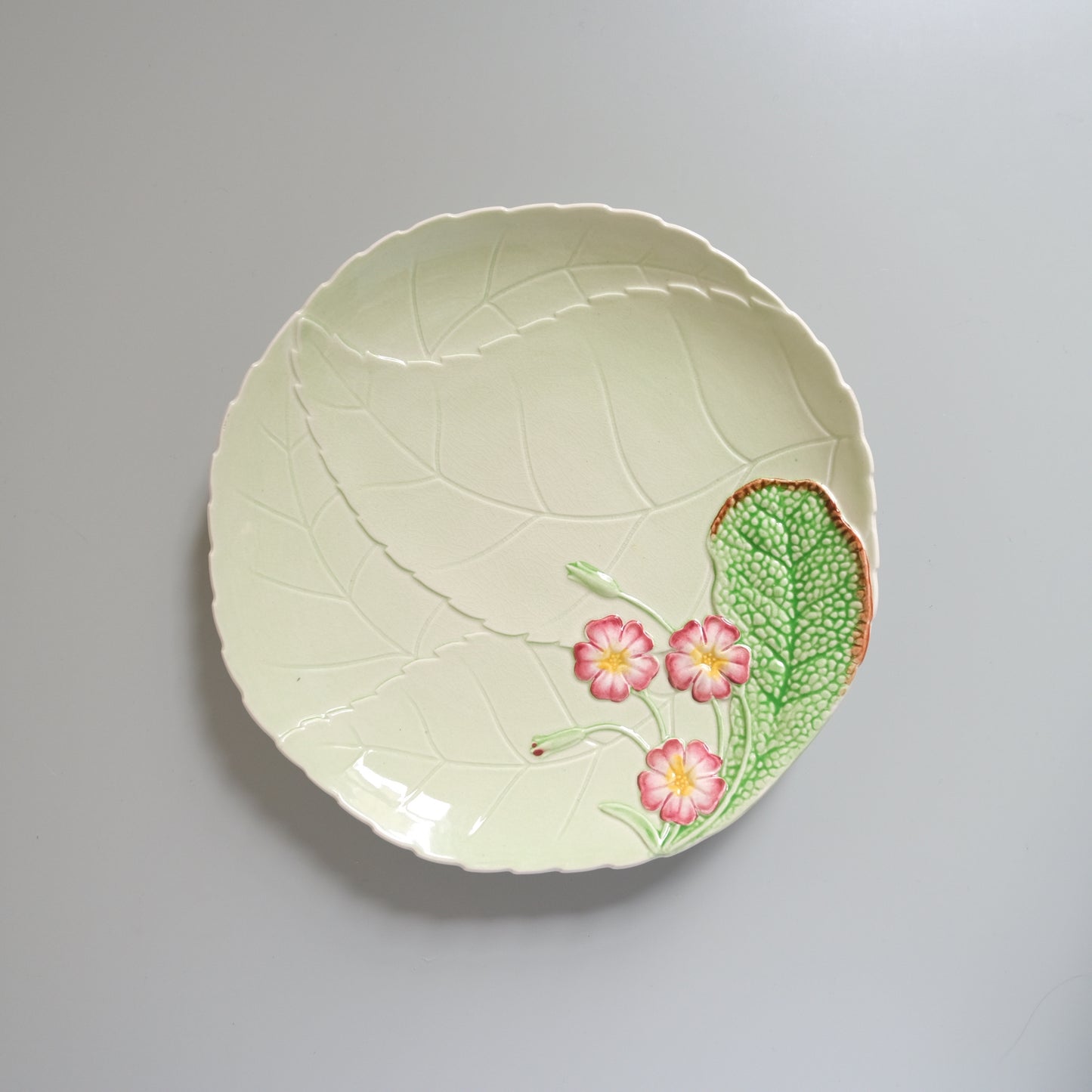 Vintage Carlton Ware Floral Leaf Plate